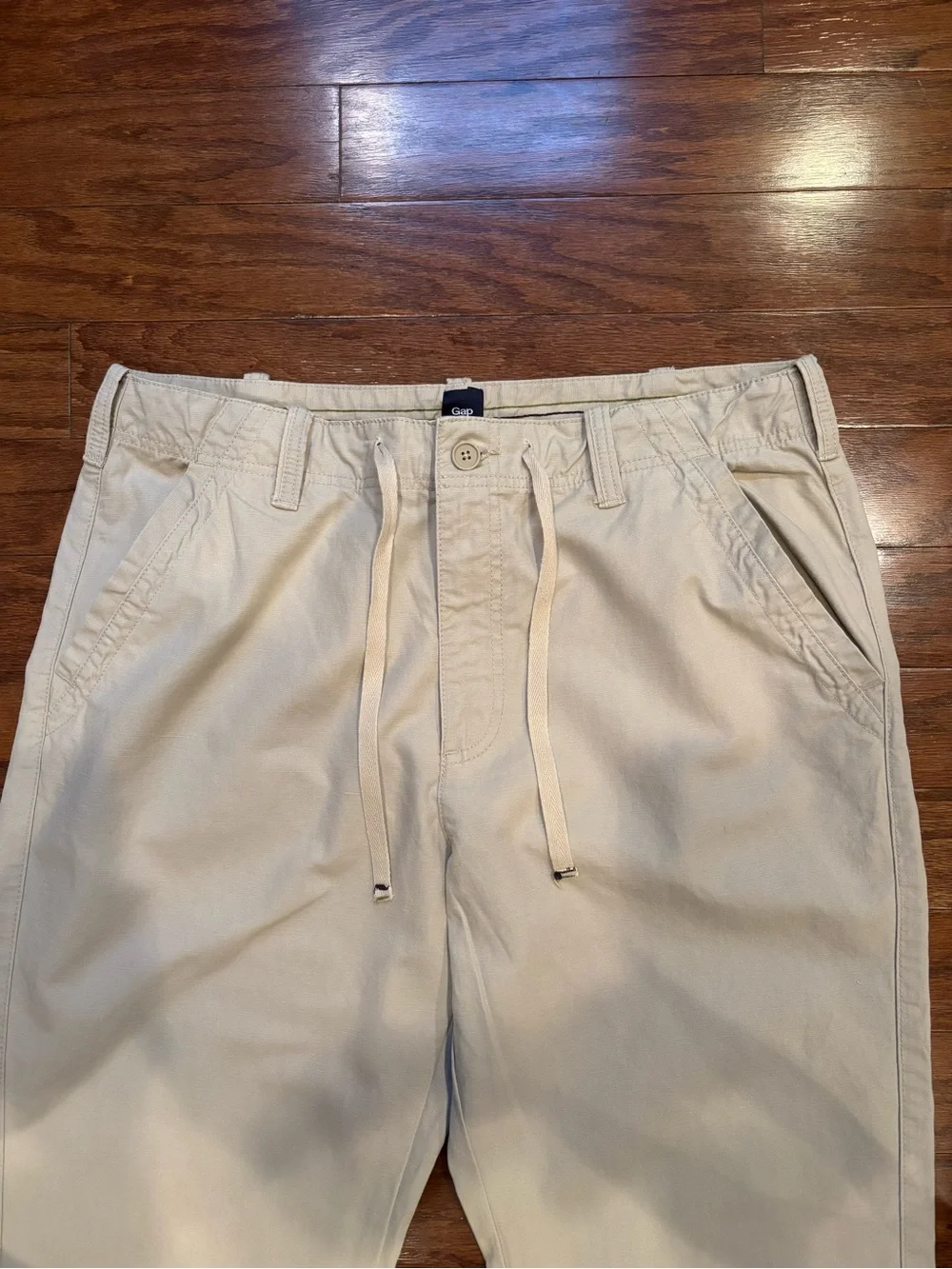 Gap drawstring chino pants